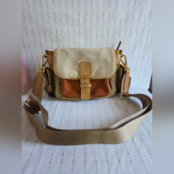 Prada Handbags - Authentic Prada Shoulder & Crossbody Bag | Rare Design | Great Condition